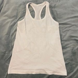 White Lululemon Swiftly Tank